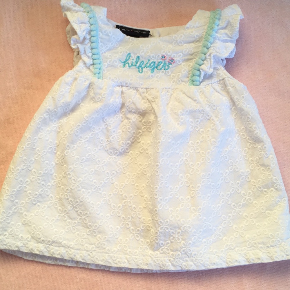Tommy Hilfiger White Baby Girl Dress